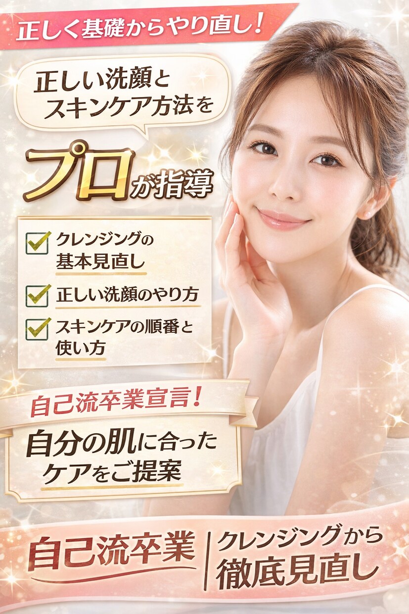 間違いだらけのスキンケア正しく整えますます クレンジング洗顔から肌が変わる基礎改善 イメージ1