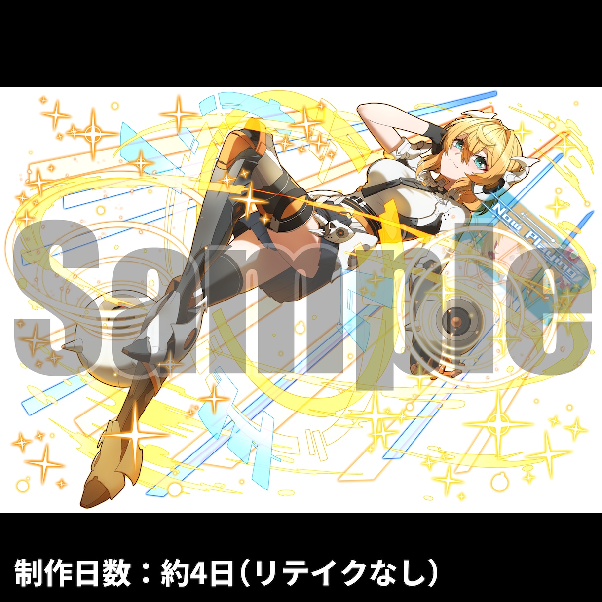 ソシャゲ風イラスト描きます 商用/二次利用可能、グッズ制作も可 イメージ7