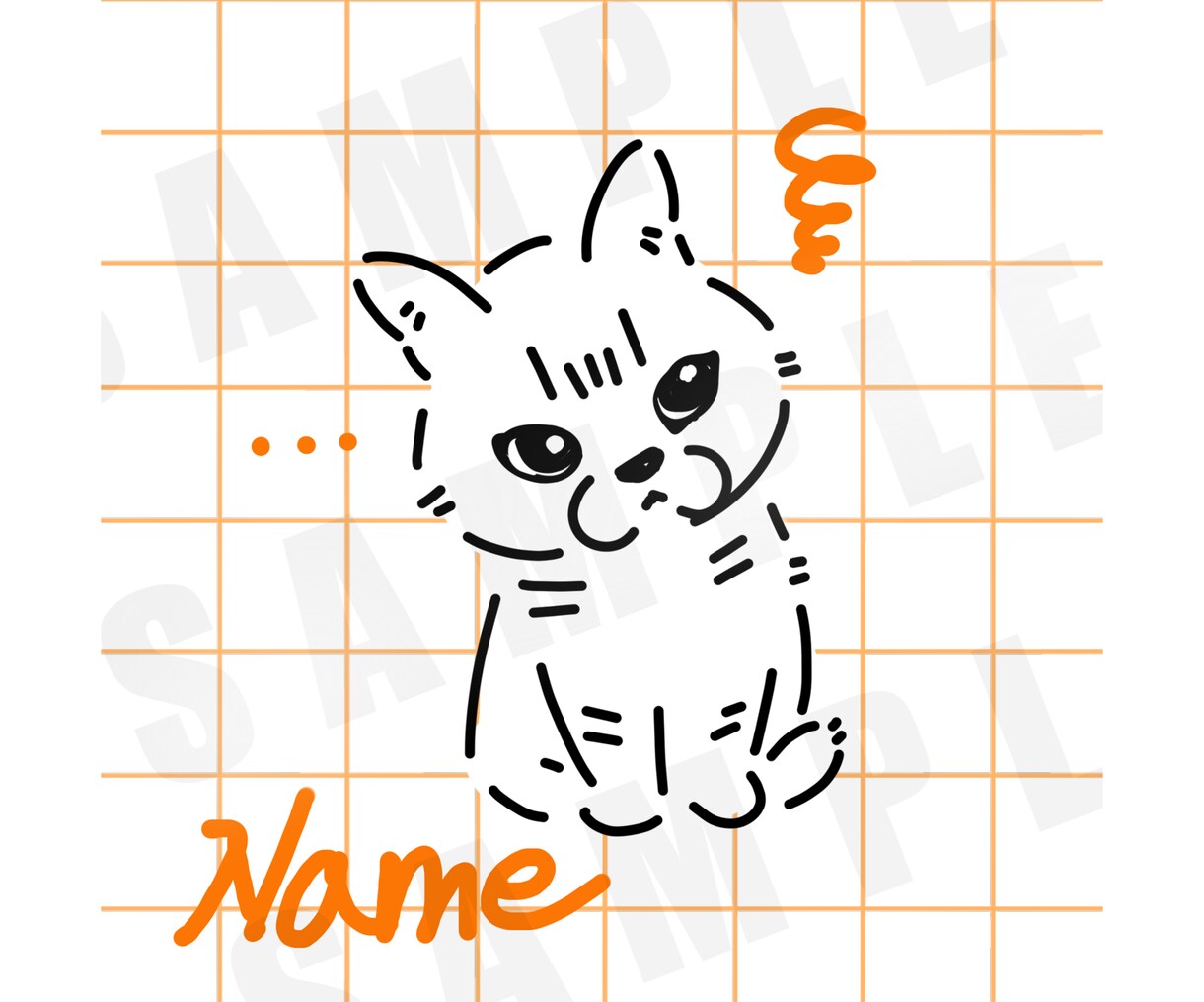 ペットの似顔絵シンプルで可愛いイラストを描きます 即日納品可能！ペット(動物)であればなんでもお描きします！ イメージ1