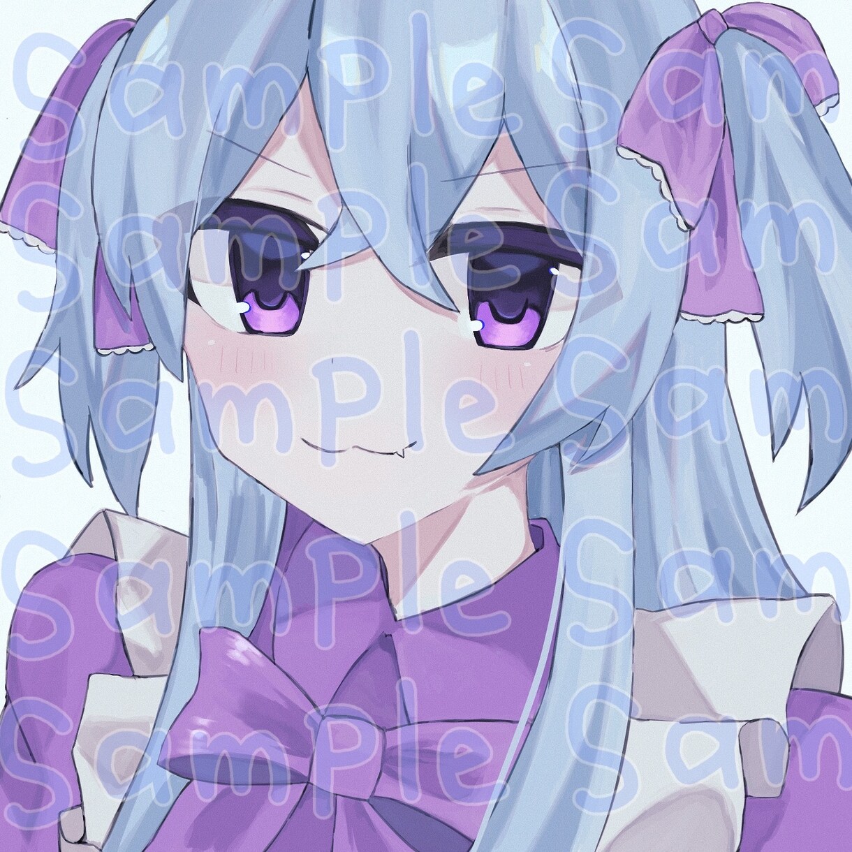 SNS等に使えるアイコン作成します かわいい萌え厚塗りイラストが好きな方へ イメージ1