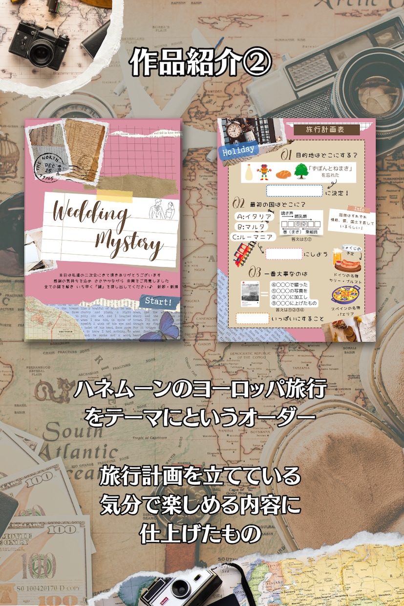 謎解き好きなご夫婦へ《ウェディング謎解き》作ります 『来た人みんなが楽しくなれる』それが新郎新婦の一番の望み イメージ7