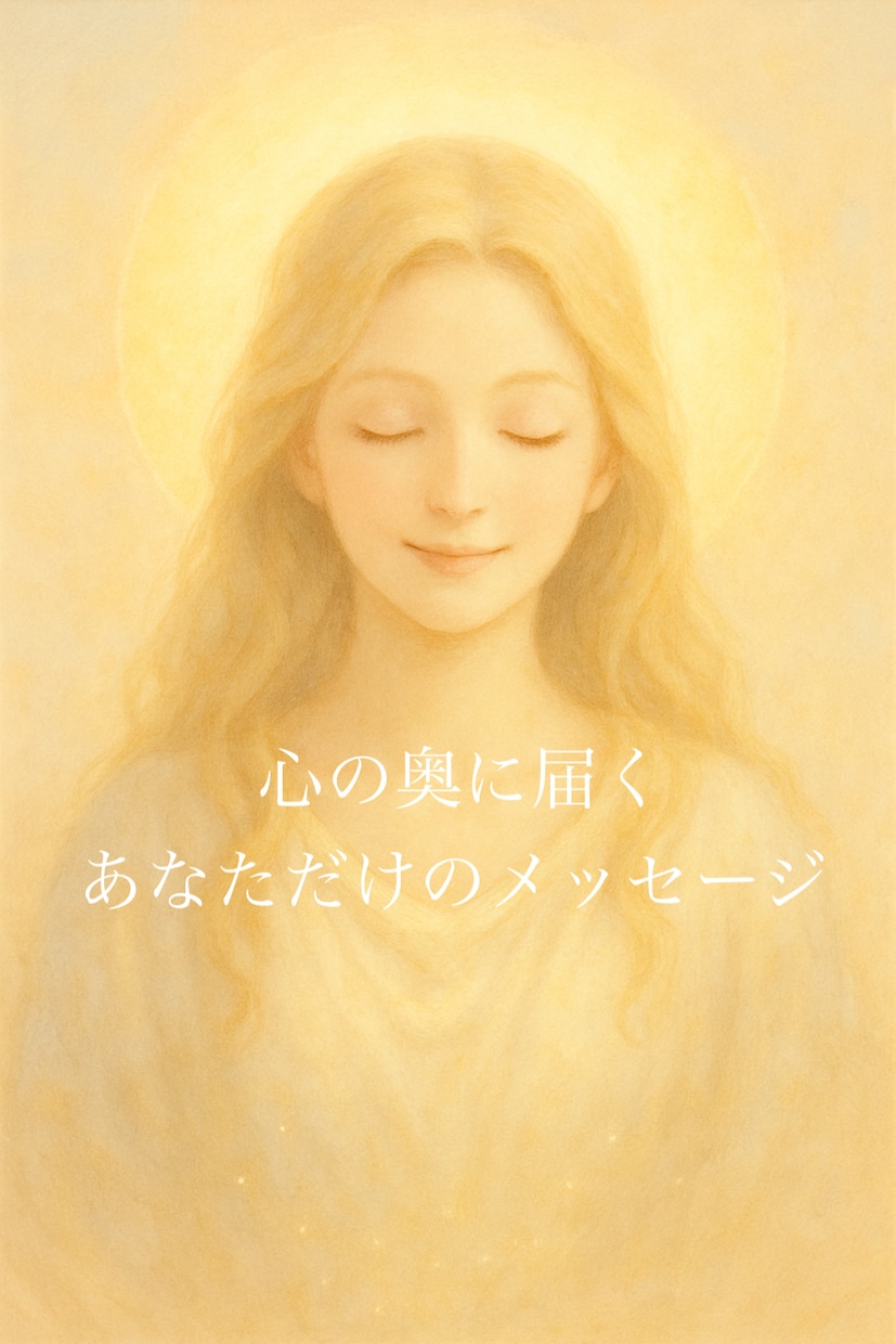 あなたを全力で応援したい上からのメッセージ伝えます 生きていると悩みはつきもの。上からのメッセージをお伝えします イメージ1