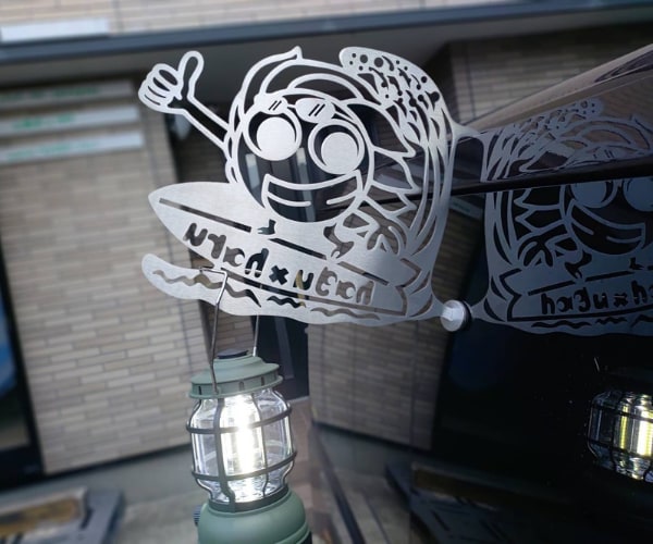 ステンレス製の表札、看板デザイン制作します デザイン制作、CADデータ化、製品化、配送まで全て行います！ イメージ1