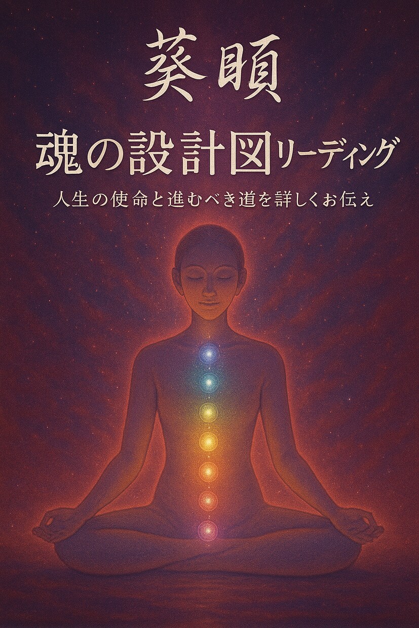 プレミアムセッション、魂の設計図リーディングします 人生の使命・進むべき道を詳述します（チャクラ×前世×魂） イメージ1
