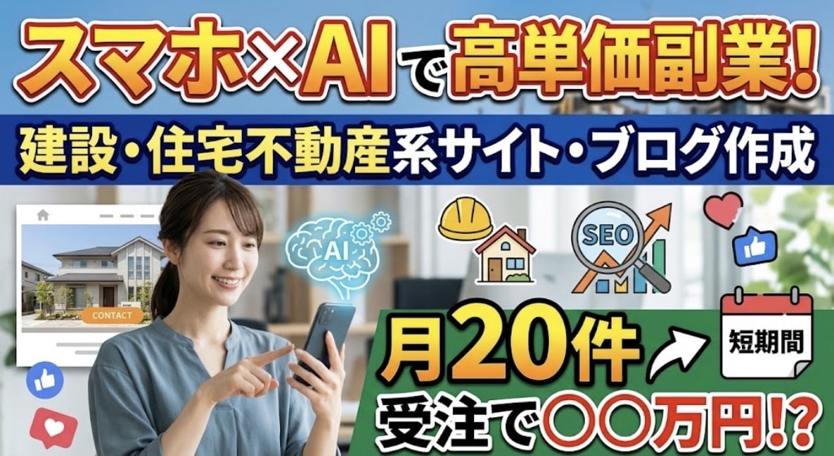 建設・住宅不動産系サイト、ブログ作成を代行します 集客・短期間でのサイトの上位表示を実現します。 イメージ1