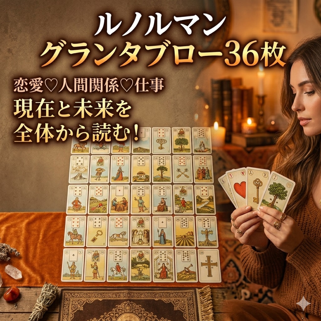 鑑定歴10年♡36枚グランタブローで深く霊視します 大人女性♡本音解放占い 恋愛・仕事・人生。あなたの心の奥解放 イメージ3