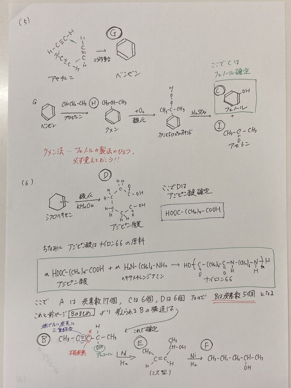 高校化学の質問に丁寧な解答・解説を作成します 30年以上塾講師を務め、基礎から医学部等難関受験まで指導中！ イメージ2