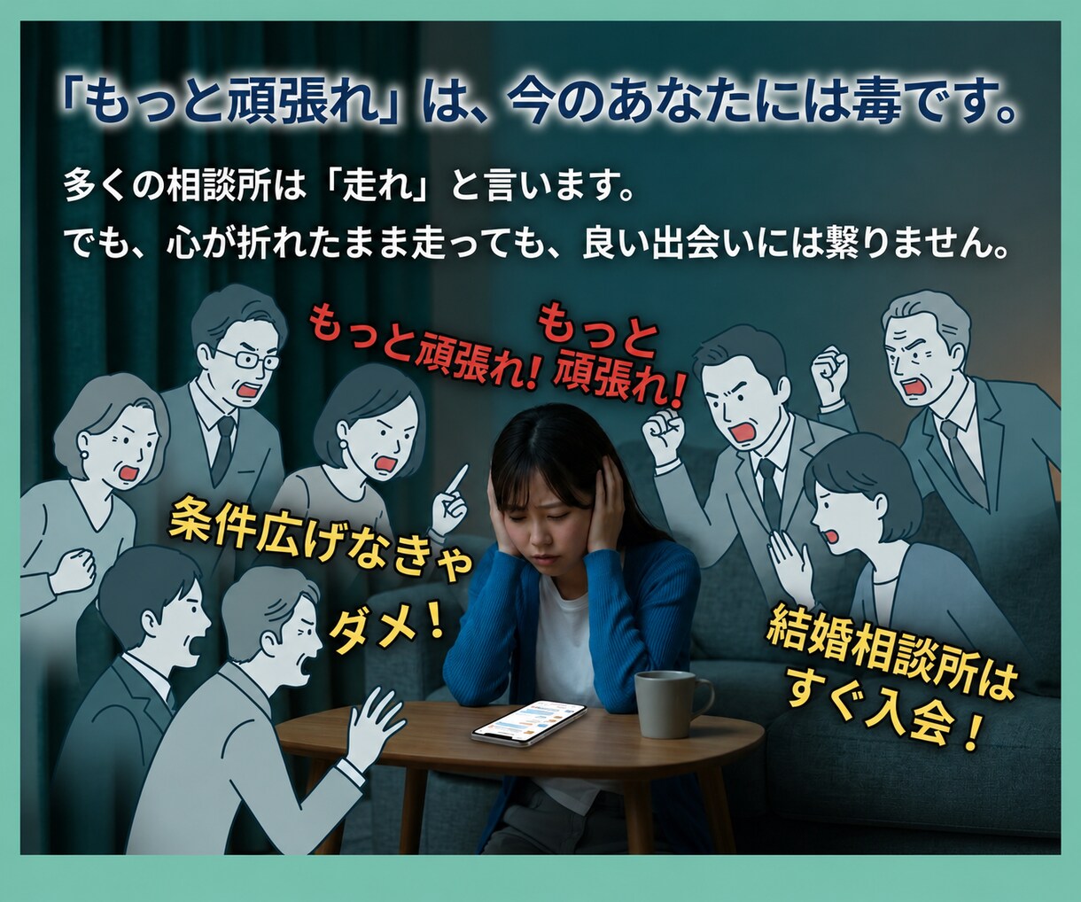 アプリ疲れ専門！「婚活デトックス」で心を整えます 頑張るのをやめるから結婚が近づく。アプリ疲れの心の毒出し相談 イメージ3