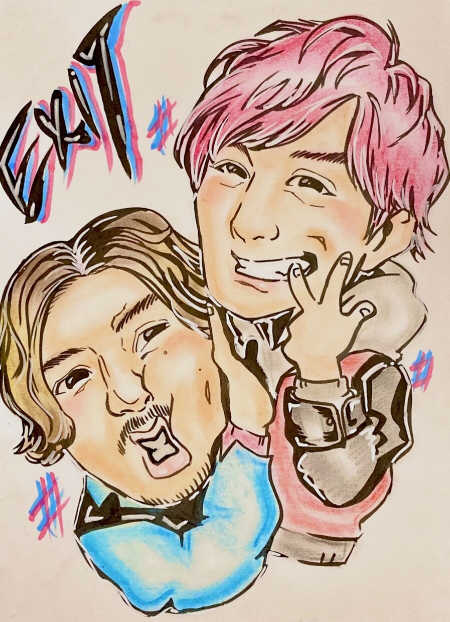 暖かみのある似顔絵を手描きにて描かせていただきます 嫌味がなくあまり誇張しない自然なタッチで！ イメージ5