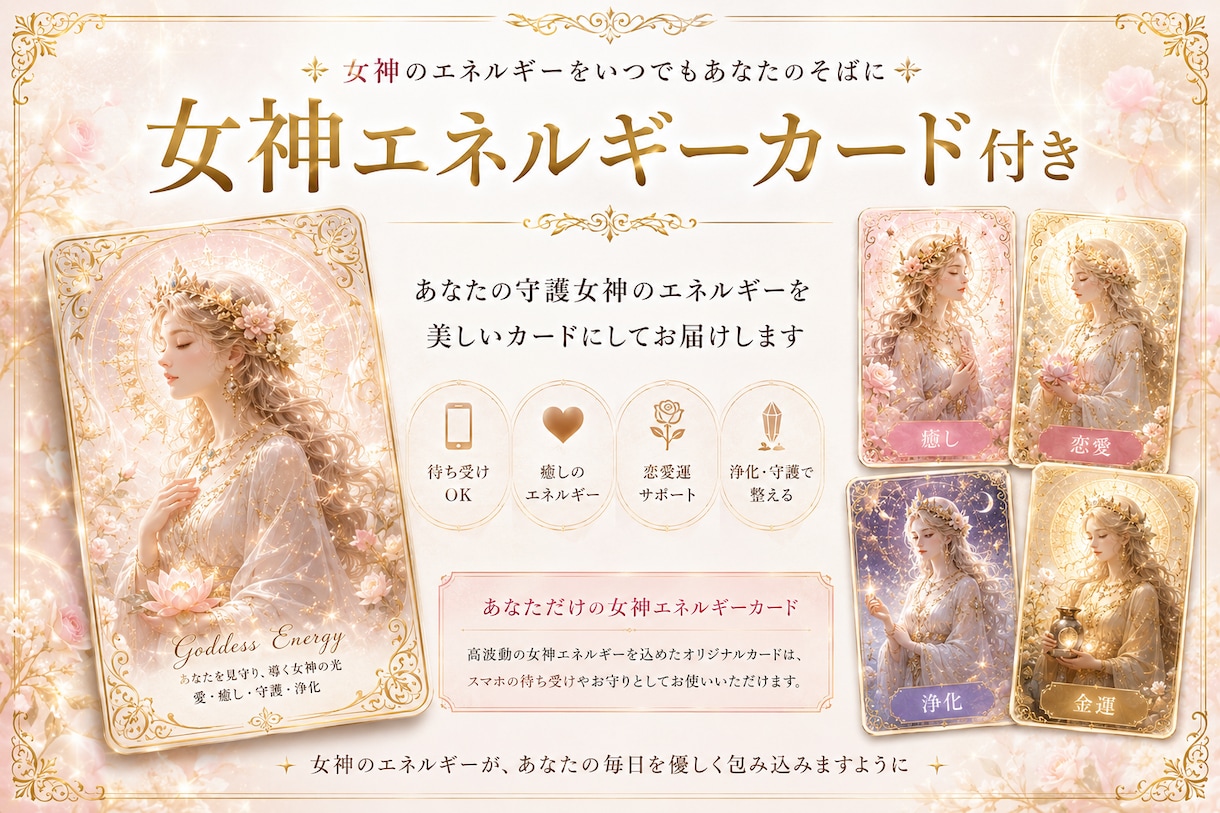 あなたを守る女神と人生の使命を読み解きます あなただけの人生、恋愛、金運の女神PDF鑑定をお届けします イメージ5