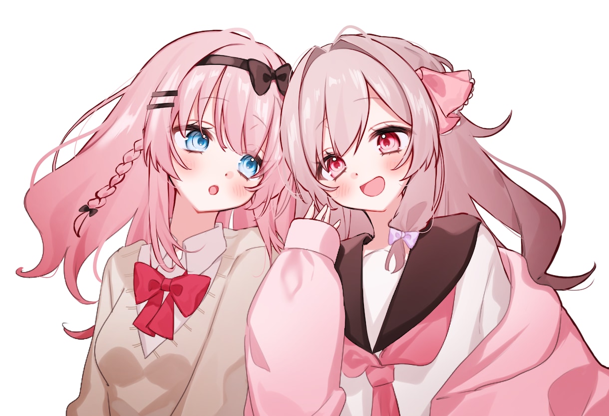 最短1日納品、可愛い貴方だけのイラストを描きます VTuberさんなどもお気軽にご利用ください イメージ1