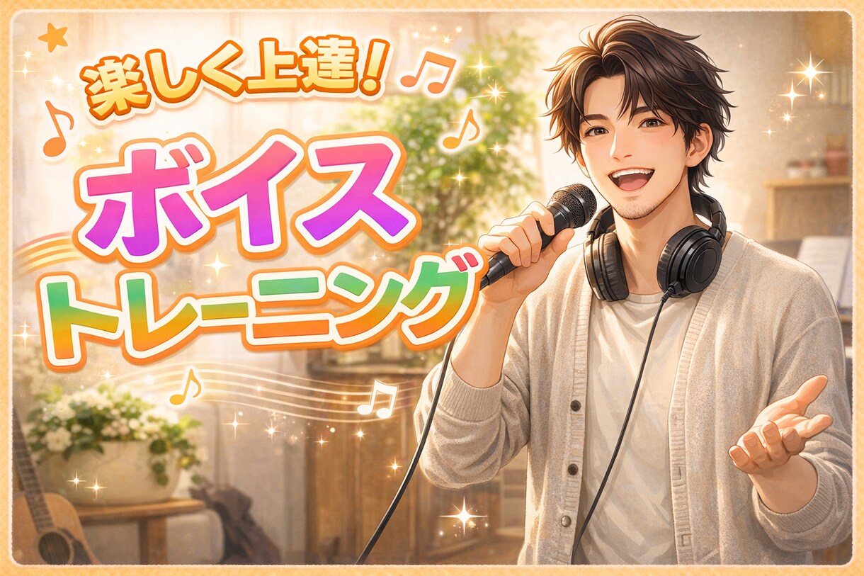 高音を楽に！ミックスボイス習得レッスンを行います 「高音が出ない」を仕組みから解決します イメージ1