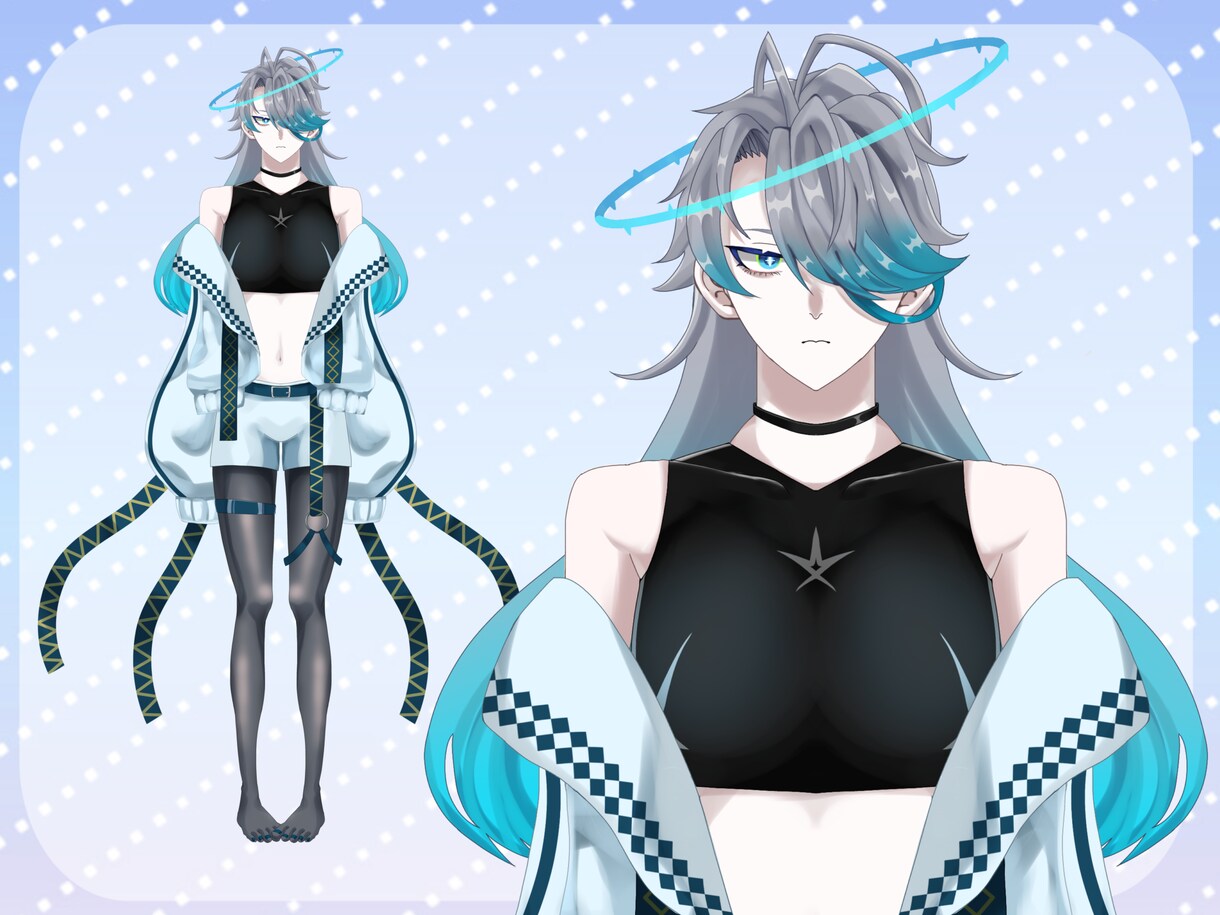 Vtuberの立ち絵〜モデリング一括制作します 実績向上のため先着5名様格安ご提供！値段以上のクオリティを。 イメージ5