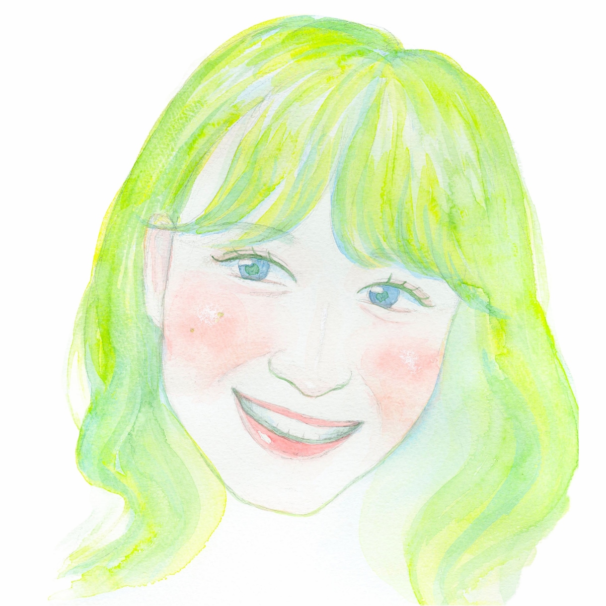 水彩で優しい雰囲気の似顔絵を描きます アイコンや誕生日のプレゼントに現役美大生が心を込めて イメージ3