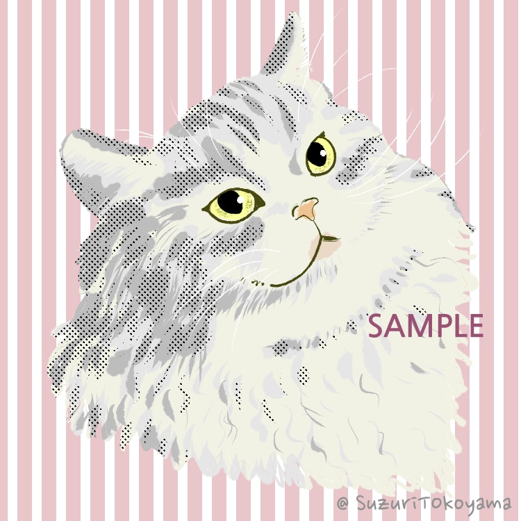ポップで可愛いペットのイラストお描きします リアルすぎず、温かみのある動物イラストが欲しい方へ イメージ6