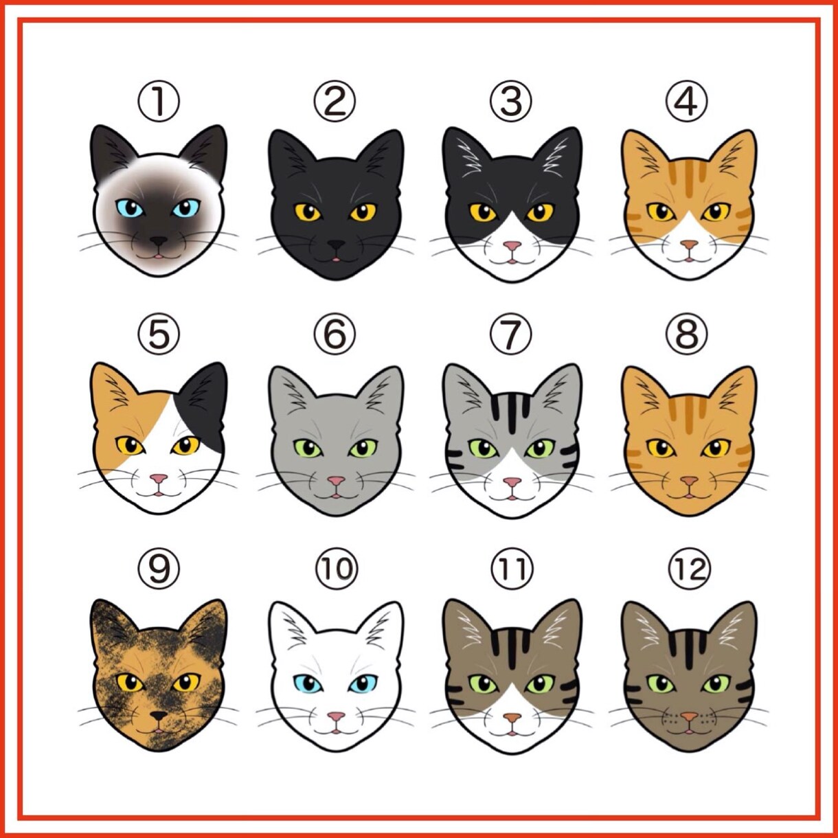 猫ちゃんのおふだシール作ります 大切なあの子の健康と安全願って、おふだシール作成します イメージ4