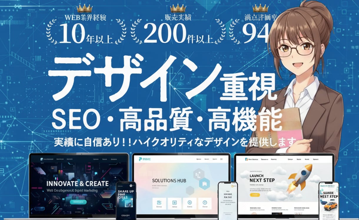 丸投げOK｜低価格で高品質なHP制作承ります トップセールス&マーケターが戦略的HPを制作します イメージ1
