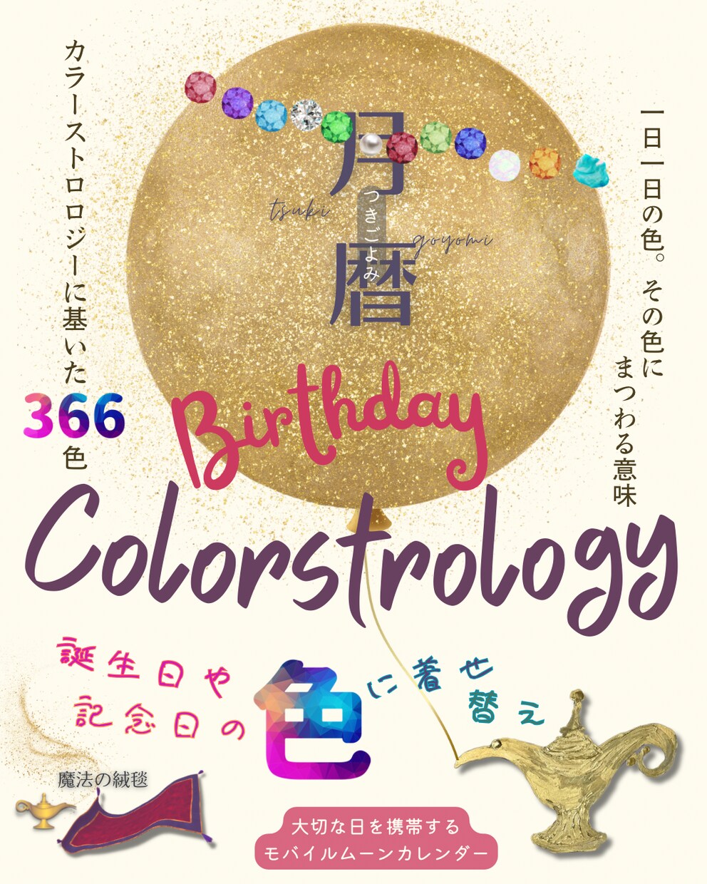 あなたの誕生色 / 生まれた日の意味を翻訳します カラーストロロジー = pantoneカラーと占星術のコラボ イメージ1