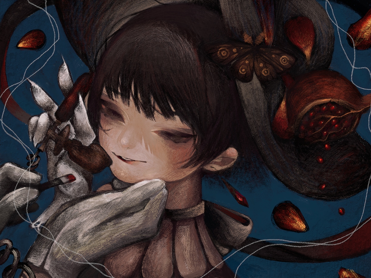 イラスト｜アナログのようなデジタル絵を描きます 頭に残る個性的で物語の様な世界観 イメージ8