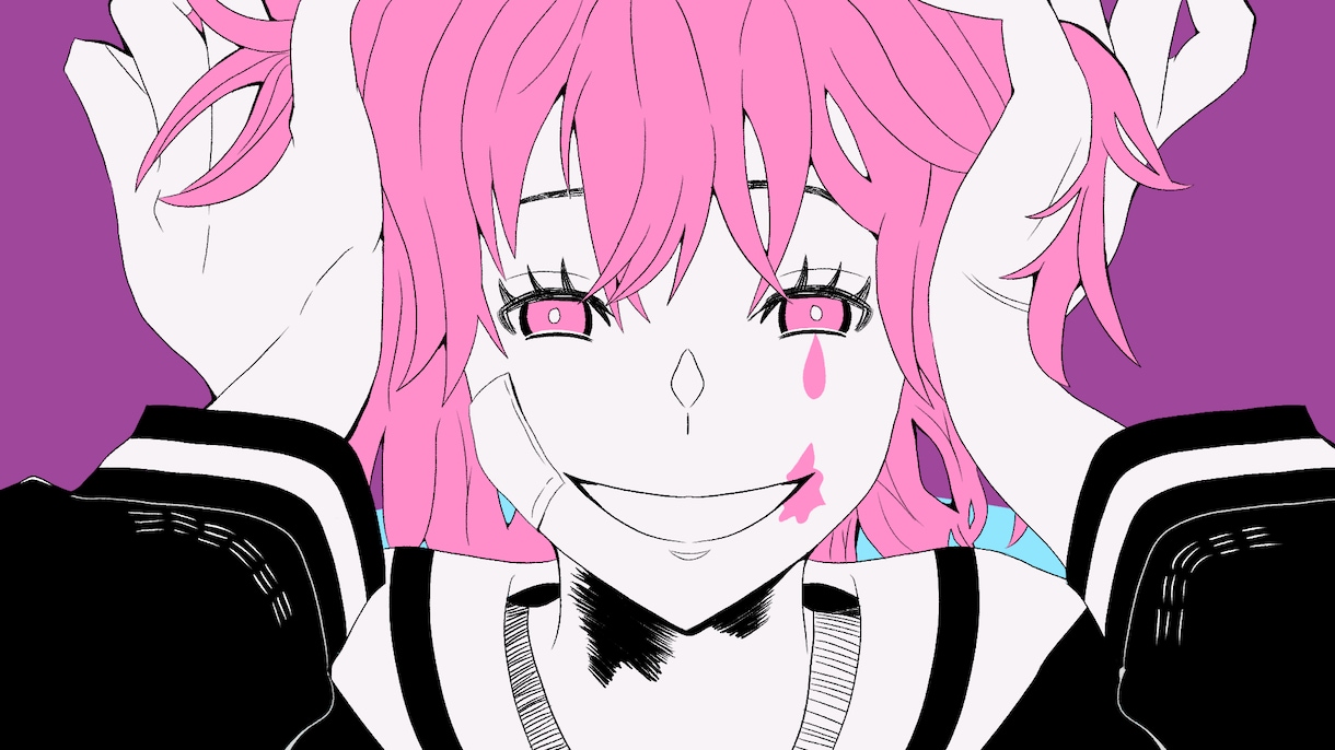 歌ってみた動画、ボーカロイド楽曲のイラスト描きます Vtuberさん、歌い手さんに！ イメージ1
