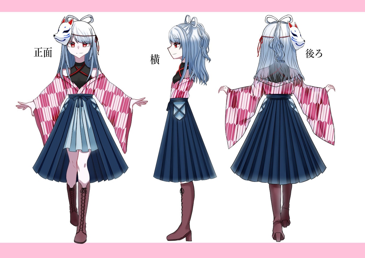 VTuberや配信・ゲーム・資料の立ち絵を描きます 貴方だけのキャラを一緒に作りましょう！ イメージ4