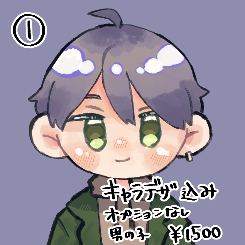 即日可！かわいい♡デフォルメアイコン制作いたします SNSアイコン以外にも、TRPGの顔グラ等で使用できます☆ イメージ2