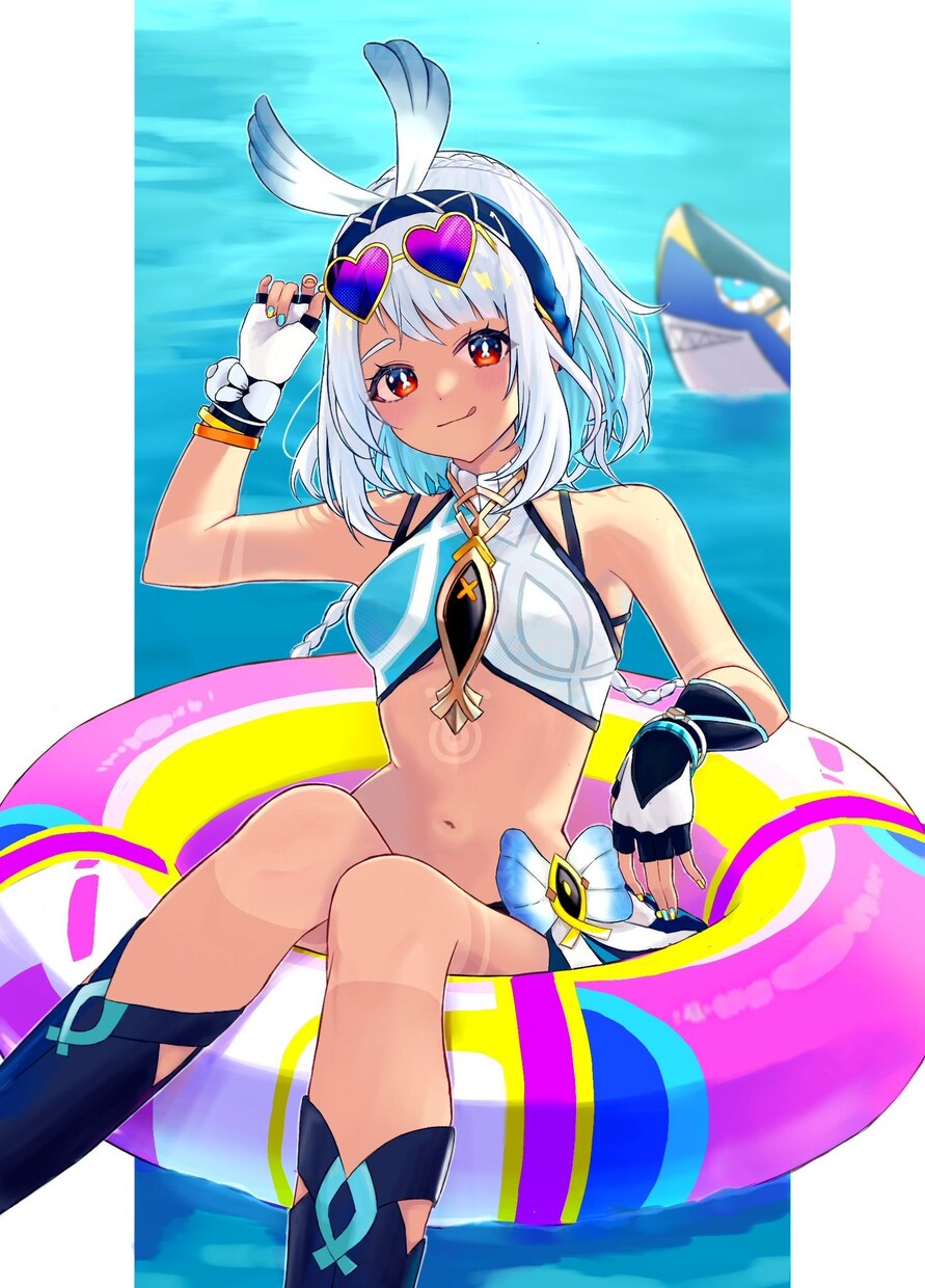 透明感のあるキャライラスト描きます 商用利用可能/ラフまで修正無制限 イメージ4