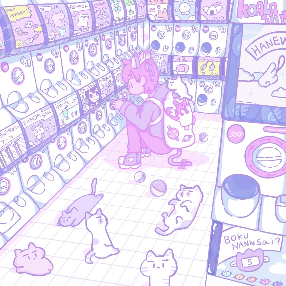 ゆめかわいい&ゆるいイラストを描けます ピンク！パープル！依頼で作る夢の世界観！ イメージ4