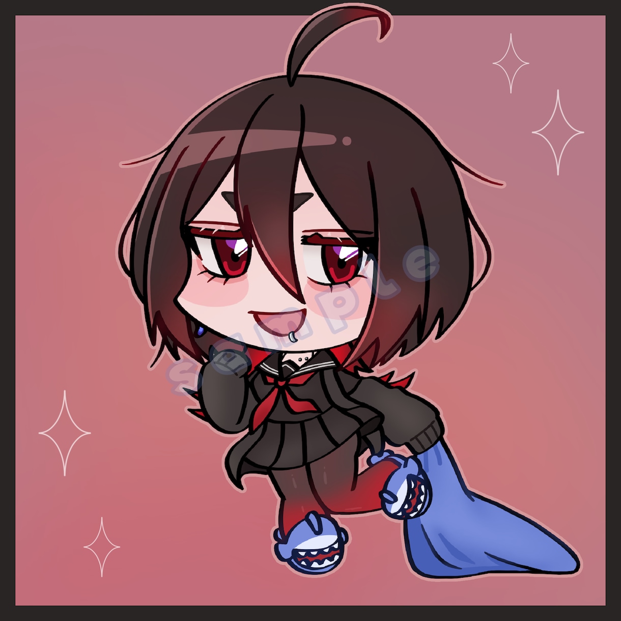 ミニキャライラストお描きします あなたのキャラクターの可愛いミニキャライラストを制作します。 イメージ4