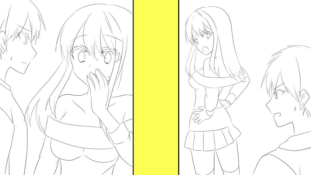 漫画動画用サムネイルイラストお描きします 70万再生以上の大手チャンネルで活躍中！ イメージ2