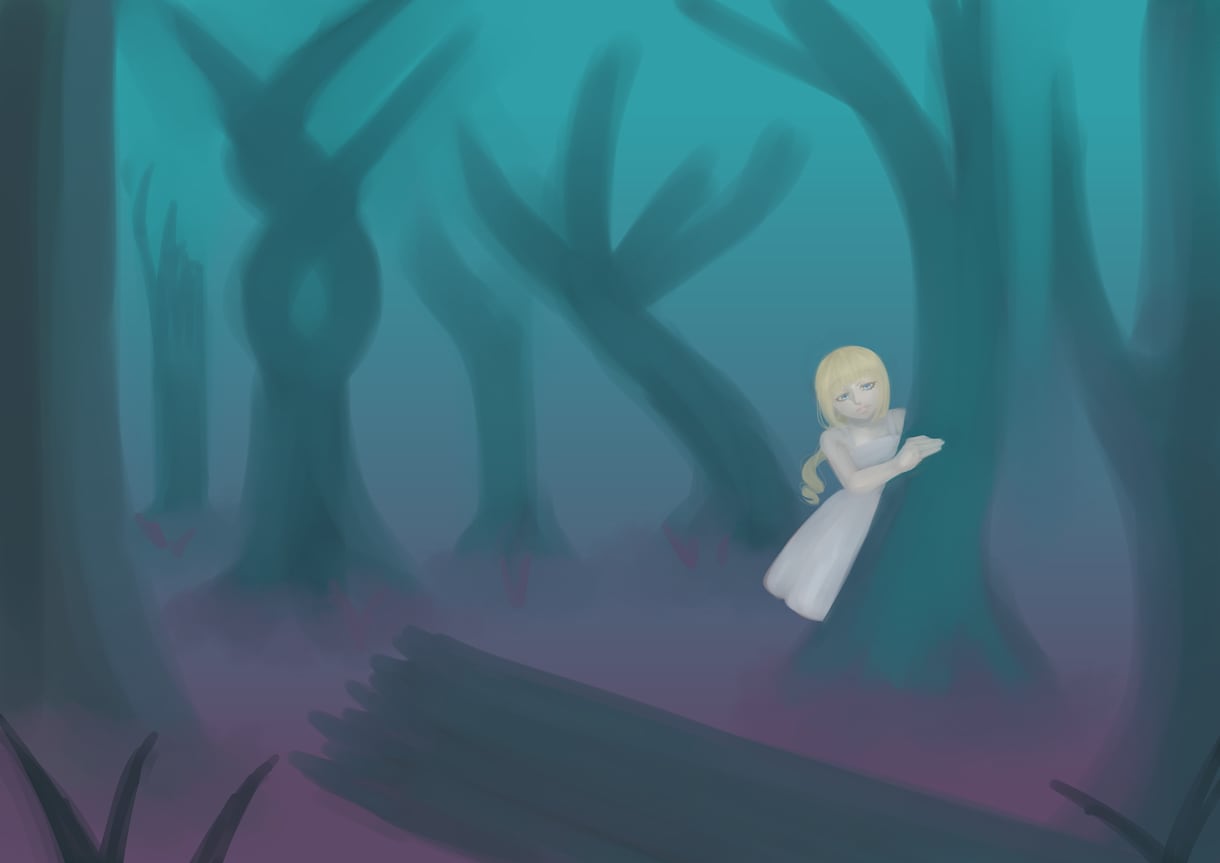 早くて1週間！ちょっとした美しい背景描きます 神秘的な廃墟や森のなかなどの風景を描きます！ イメージ4