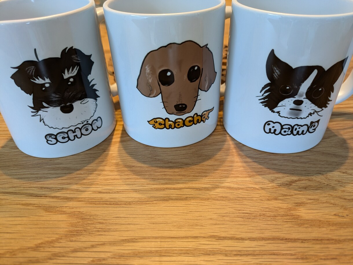 愛犬のイラストを描きます わんちゃんのイラストをマグカップなどにしてみませんか* イメージ1