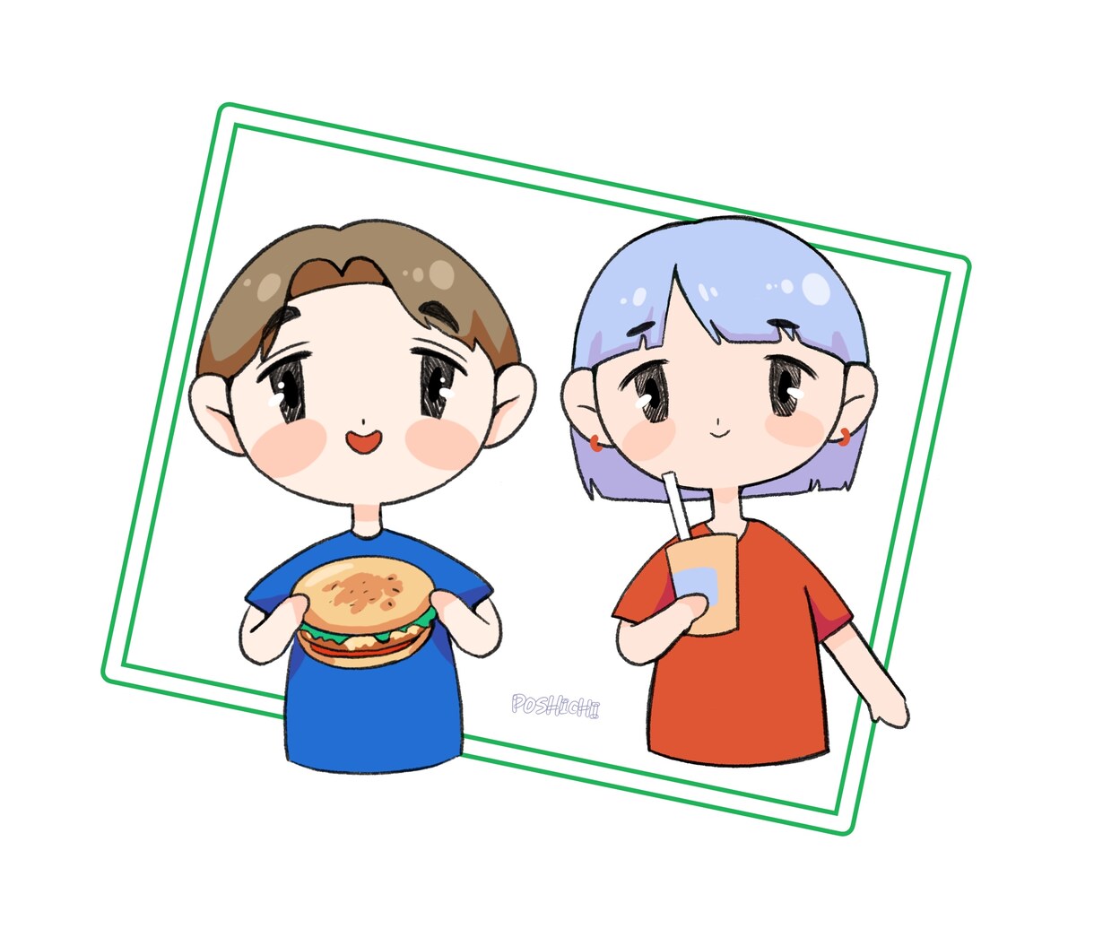 ゆるーいデフォルメイラストを描きます 動物・小物も可能！アイコンやwebページなどに使用できます！ イメージ1