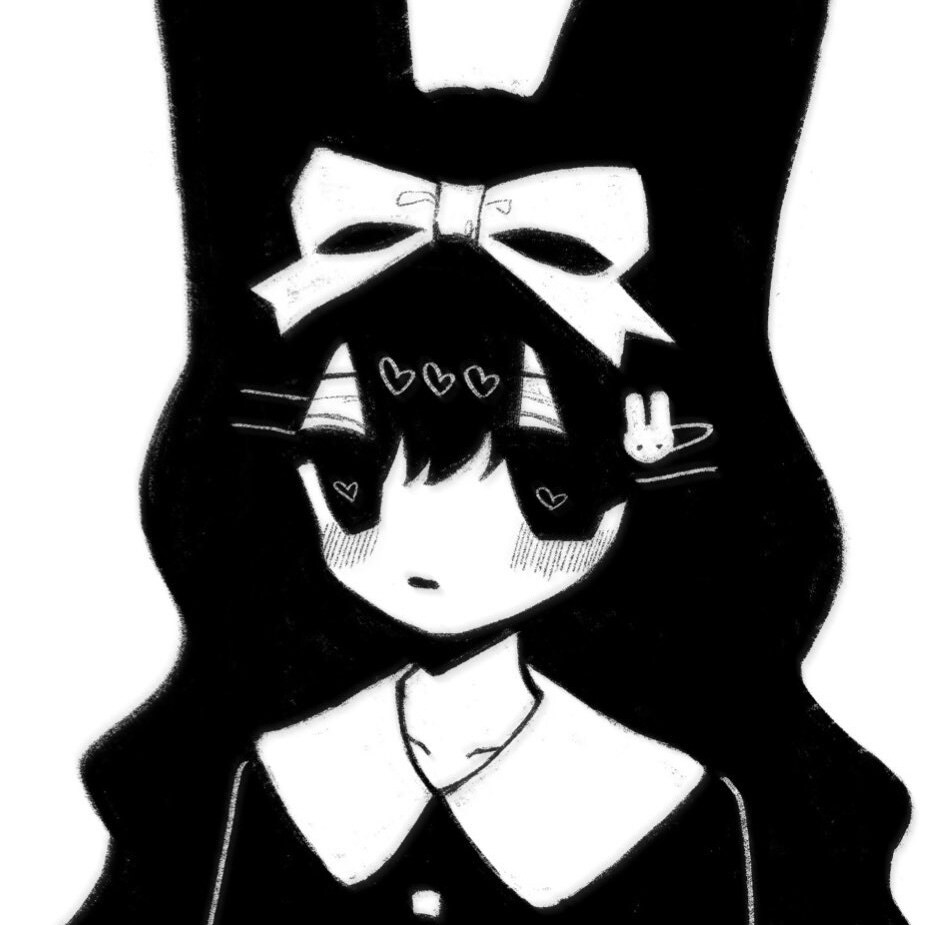 シンプル暗めアイコン描きます 白黒でシンプル、少し暗めなイラストが好きなあなたへ イメージ1