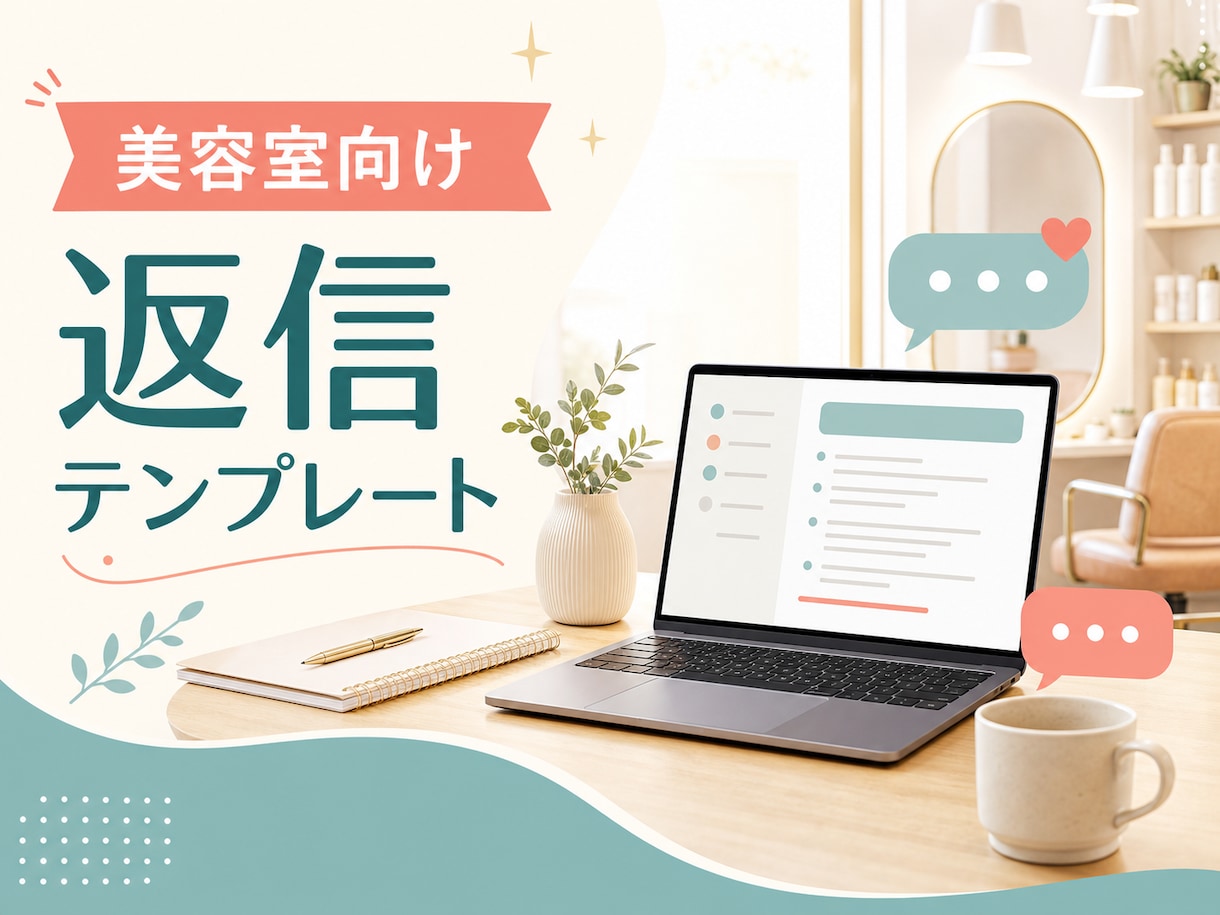美容室LINEの返信文を点検します 料金・予約・個人情報の3リスクを3営業日で点検 イメージ1