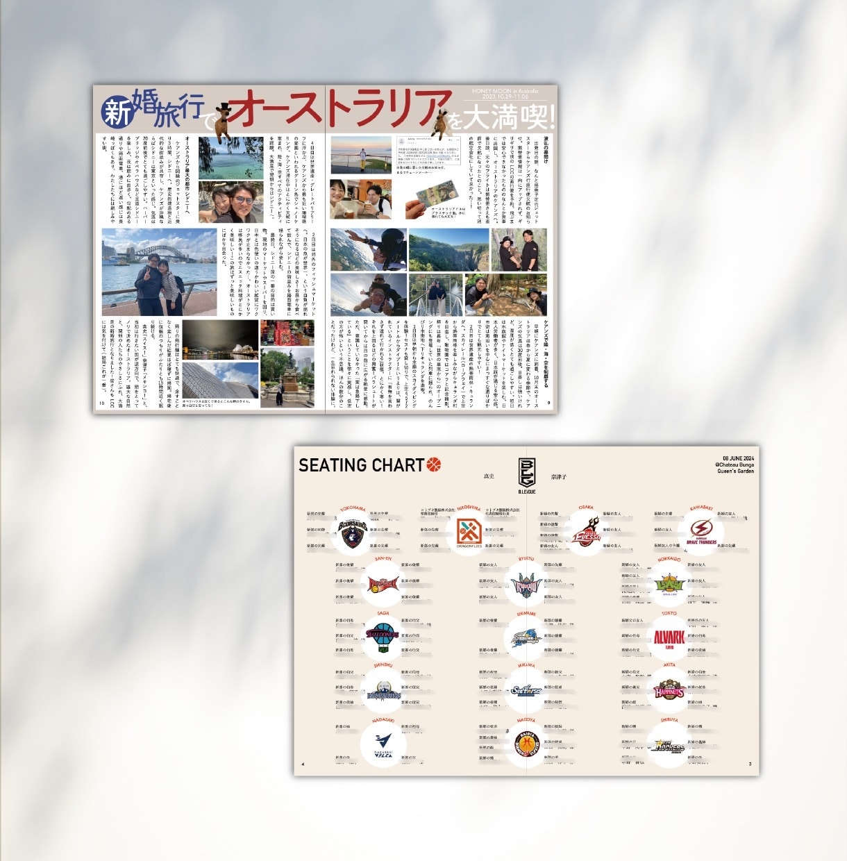 お二人だけのプロフィールブック作成します デザインもサイズもご希望通り！その想いを一緒に形にしましょう イメージ7