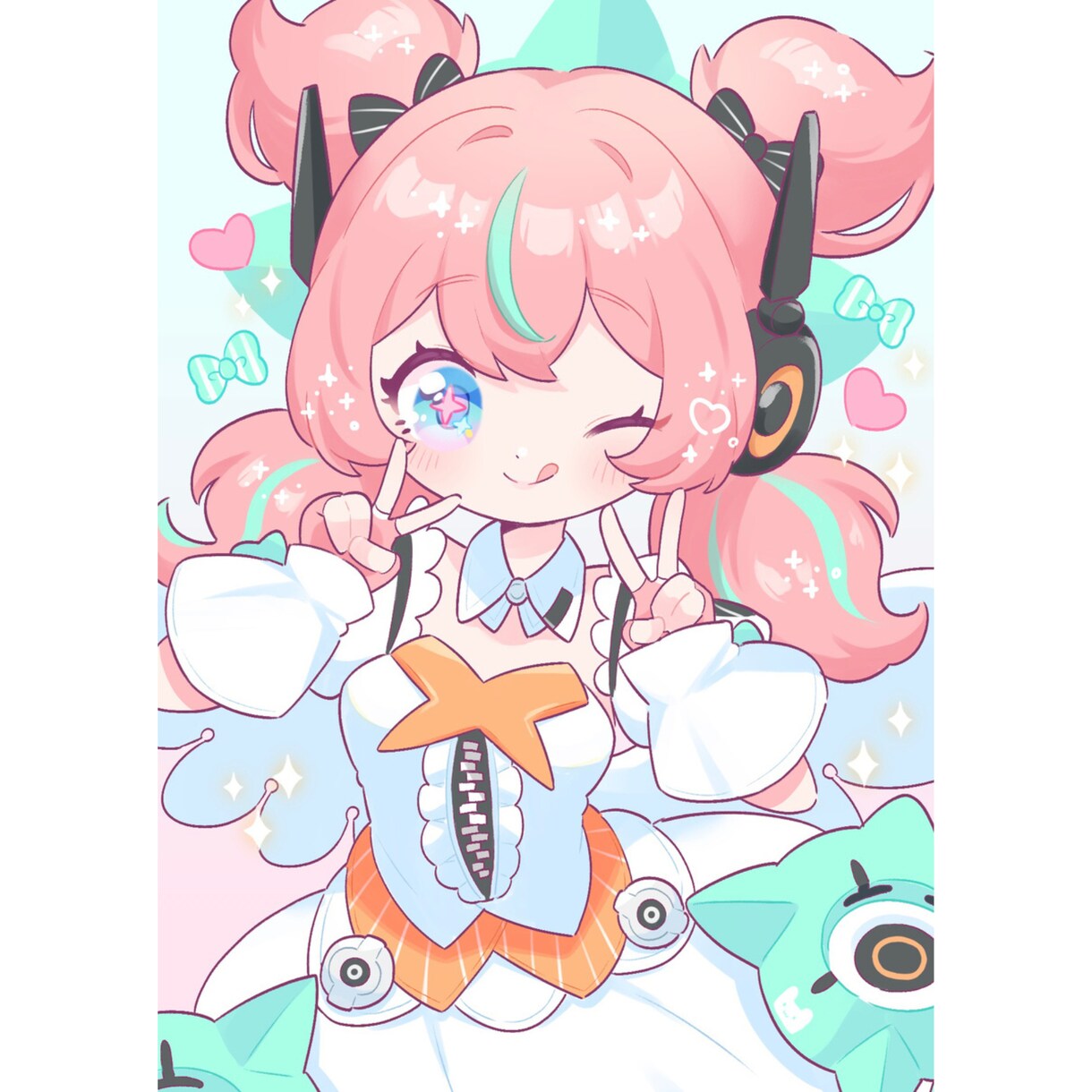 かわいい一枚絵制作いたします ＊かわいい一枚絵制作いたします！＊ イメージ3