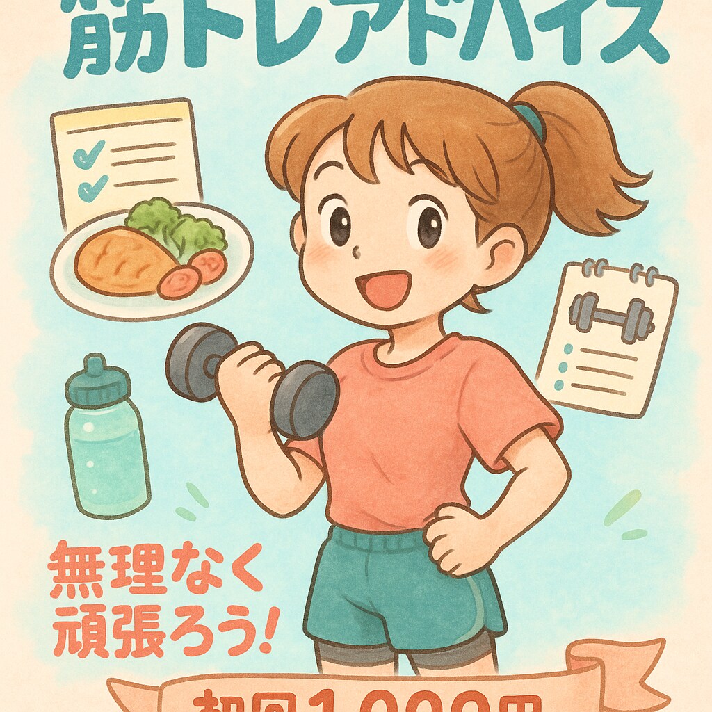 あなたに合った最適な筋トレ方法を提案します ダイエット・筋力アップ・自宅トレにも対応！ イメージ1