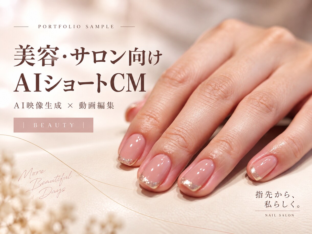 店舗・商品が映えるAIショートCMを制作します 企画・AI映像・テロップ・BGMまで一式対応 イメージ3