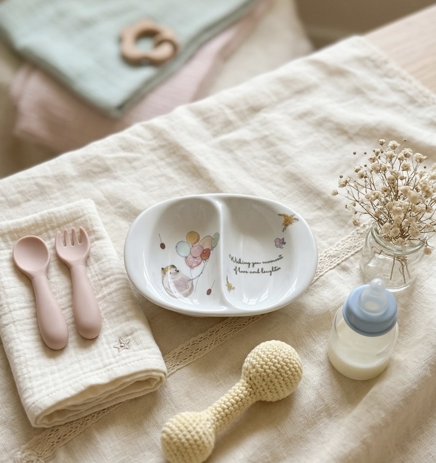 産院での講座講師が離乳食食器をお作りします 産院の産後ケアで講座をしている信頼の講師が作る離乳食食器 イメージ4