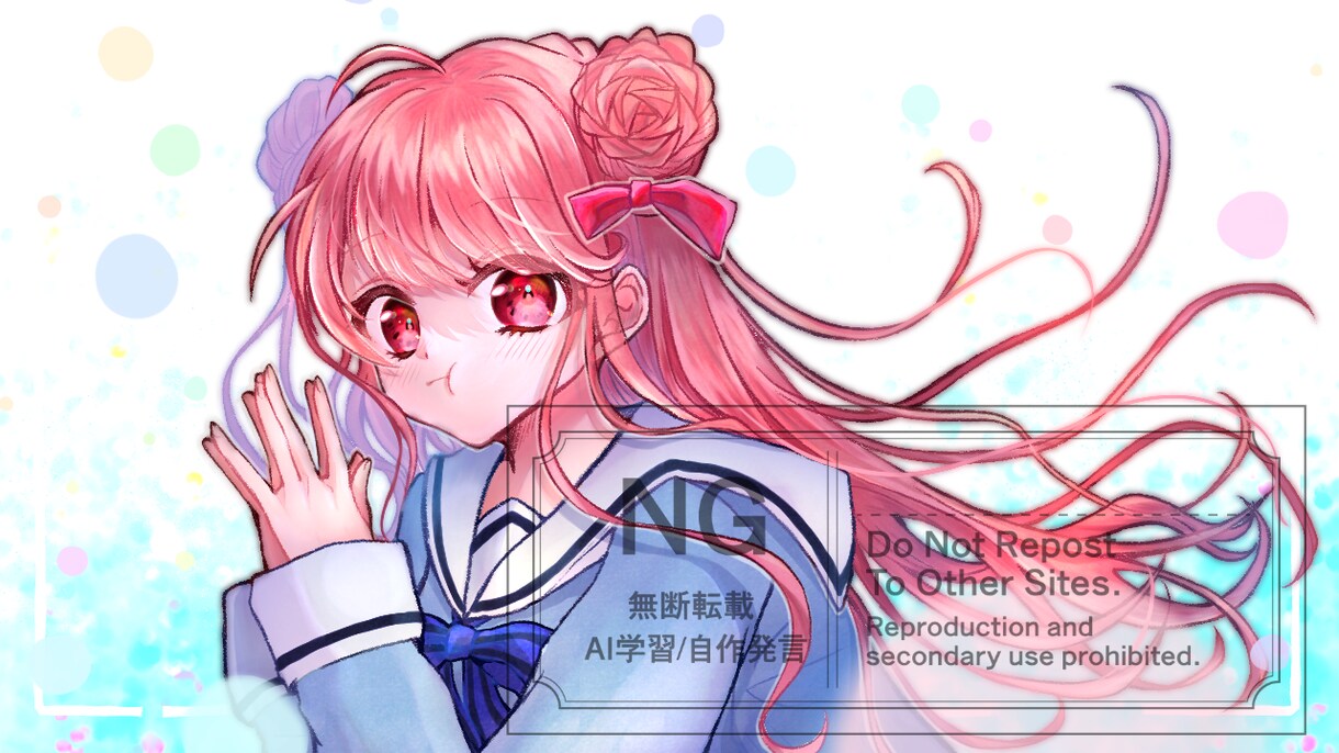 もちっとふわっと可愛いイラストをご提供します あなただけの一枚を、やわらかなアナログ風タッチで描きます イメージ2