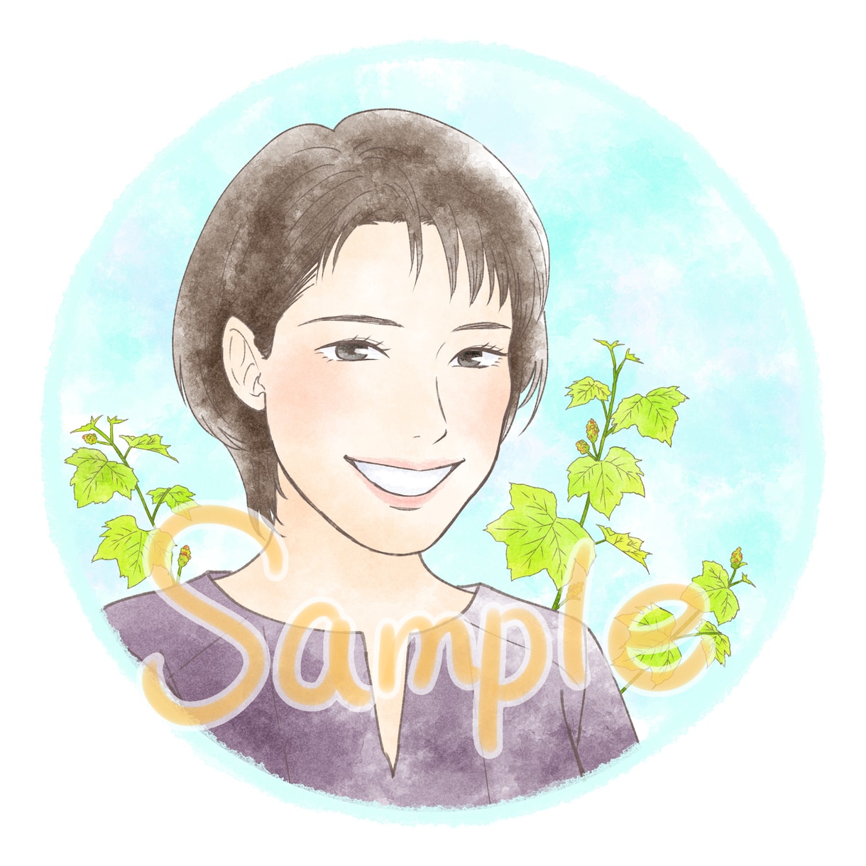 おしゃれで目を惹く♡優しい雰囲気のイラスト描きます 商用◎アイコンや挿絵、様々な用途に使えるおしゃれなイラスト♪ イメージ2