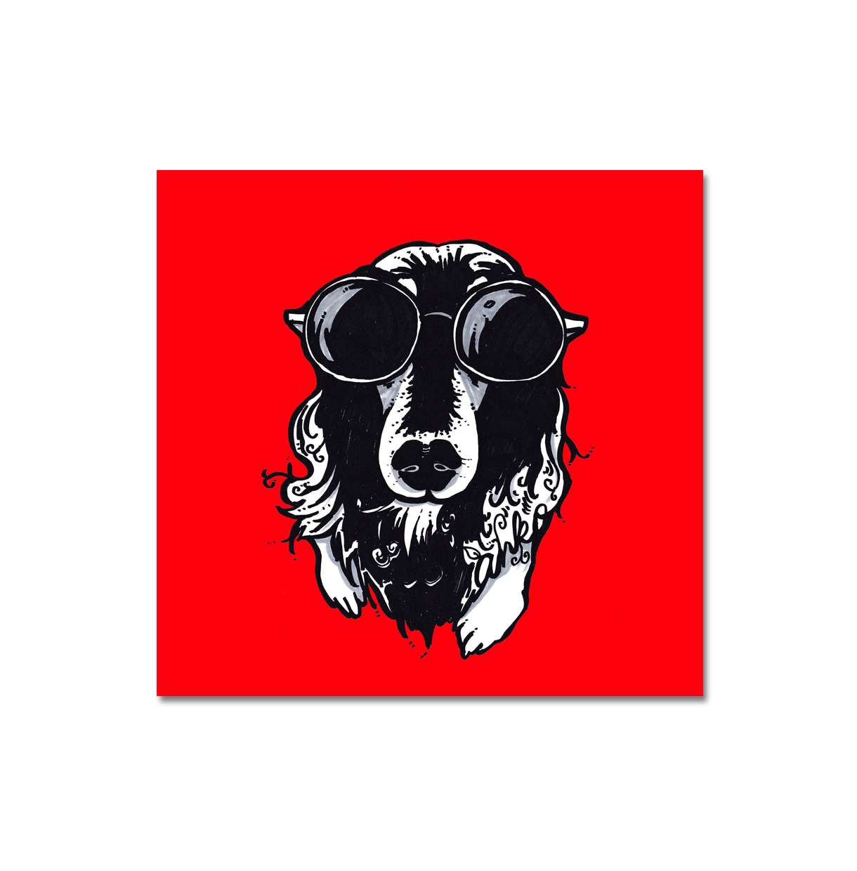 絵具で手書きの愛犬との特別な瞬間を描きます 世界でたった1枚の宝物をアートとして残しませんか？ イメージ4
