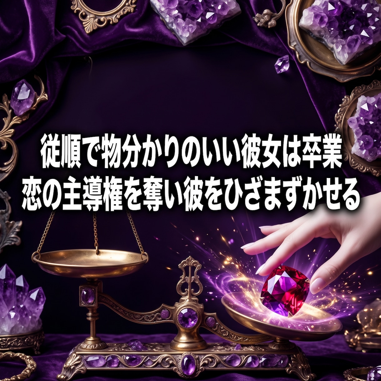 冷めた彼の慢心を砕き出会った頃の情熱を再燃させます 釣った魚に餌をやらない彼を調教し、再び夢中で私を求めさせる。 イメージ13