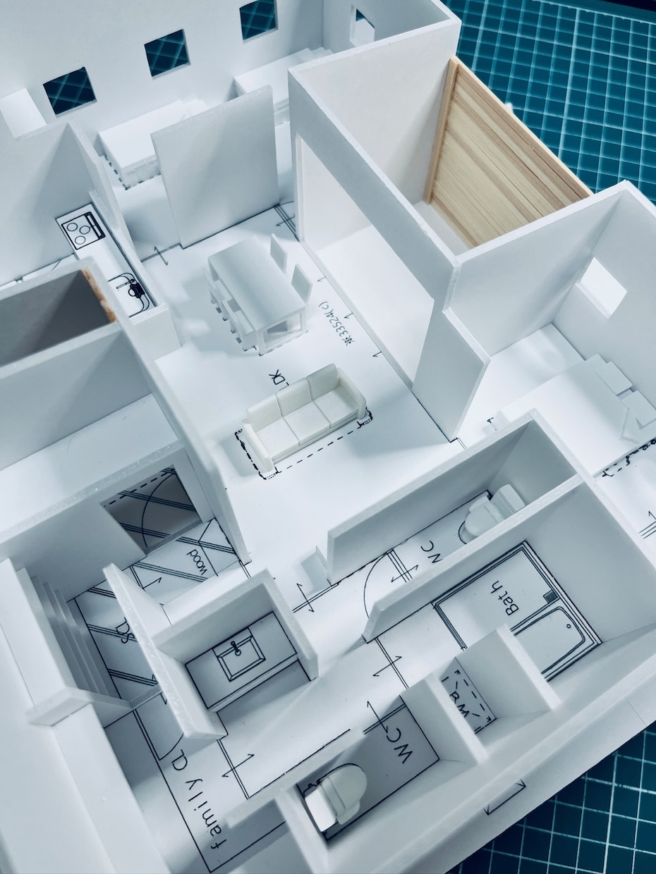 建築白模型製作します 外観や間取りなどを立体的に確認されたい方はご活用ください♪ イメージ3