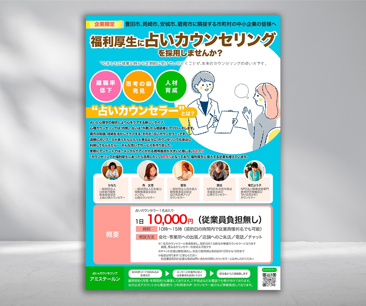 丸投げでターゲット層に届くチラシデザインします 集客・ライティングはプロにお任せください イメージ8