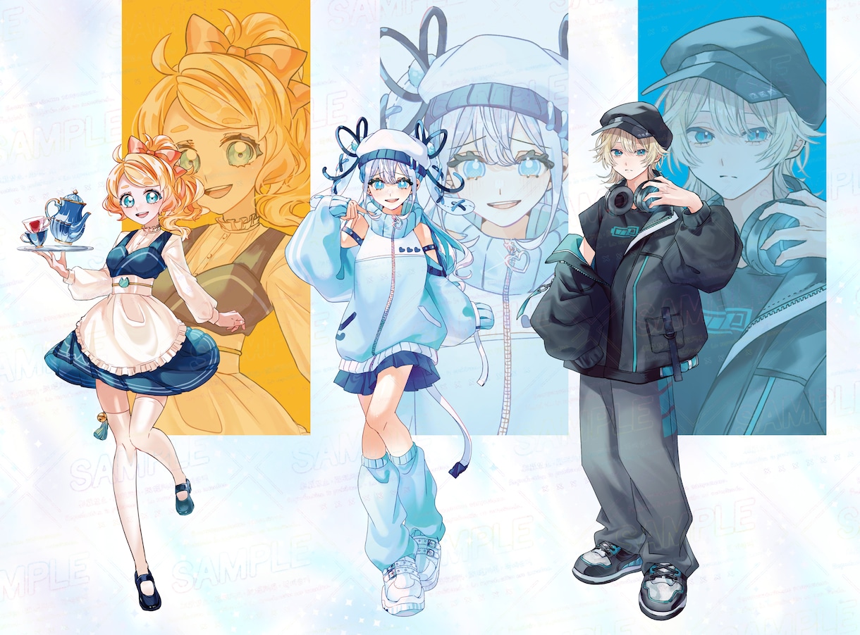 商用可キャラクターデザイン・立ち絵イラスト描きます TRPG・IRIAM・VTuberやグッズなどに イメージ8