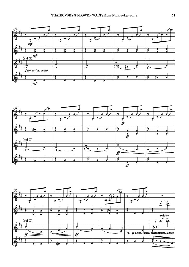 ソロやアンサンブルに編曲いたします お気に入りの作品を室内楽や小編成吹奏楽・管弦楽にア イメージ3