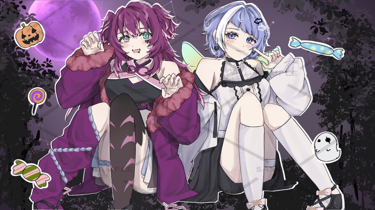 個人依頼可〗SNS用イラストを作成します 可愛い＆ふわふわのイラストをご提供します イメージ4