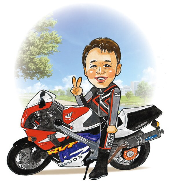 お気に入りのバイクと似顔絵描きます 貴方のお気に入りのバイクとあなたの似顔絵を描きます！ イメージ8